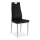 Jídelní židle Cadmus - Černá / stříbrná