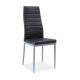 Jídelní židle Cronus - Černá / šedá