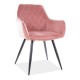 Jídelní židle Linea Velvet - Růžová