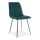 Jídelní židle Mila Velvet matná - Zelená