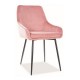 Jídelní židle Albi - Růžová / černá