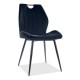 Jídelní židle Arco Velvet - Černá