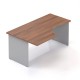 Rohový stůl Visio LUX 160 x 100 cm, levý - Ořech 