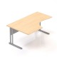Rohový stůl Visio LUX 160 x 100 cm, levý - Dub