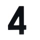 Domovní číslo "4", RN.95L - Černá