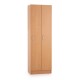 Dřevěná šatní skříňka Visio - 2 oddíly, 60 x 42 x 190 cm - Buk