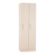Dřevěná šatní skříňka Visio - 2 oddíly, 60 x 42 x 190 cm - Javor