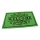 Textilní čisticí rohož Welcome Deco 45 x 75 x 0,3 cm - Zelená