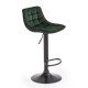 Barová židle Kinsley - Zelená / černá