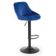 Barová židle Archer - Modrá / černá 