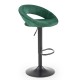 Barová židle Kaiden - Zelená / černá