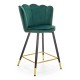 Barová židle Knox - Zelená / černá