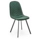 Jídelní židle Paige - Zelená / černá