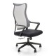 Kancelářská židle Loreto - Černá / šedá