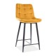Barová židle Chic II - Žlutá / černá