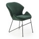 Jídelní židle Lyris - Zelená / černá