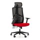 Kancelářská židle Taurino - Červená / černá