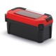 Kufr na nářadí s kovovým držadlem 50 × 25,1 × 24,3 cm - Červená