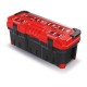 Kufr na nářadí s kovovým držadlem 75,2 × 30 × 30,4 cm - Červená