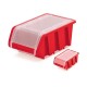 Úložný box uzavíratelný 49 × 29,8 × 21 cm - Červená