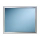 Zrcadlo v kovovém rámu (mat), 60 × 50 cm - Stříbrná