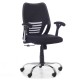 Kancelářská židle Santos 1+1 ZDARMA - Černá