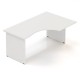 Ergonomický stůl Visio 160 x 100 cm, pravý - Bílá