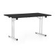 Skládací stůl 140 x 80 cm - Černá