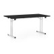 Skládací stůl 160 x 80 cm - Černá