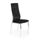 Jídelní židle Darwin  - Černá / stříbrná