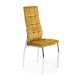 Jídelní židle Darwin  - Žlutá / stříbrná