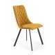 Jídelní židle Nyx - Žlutá / černá