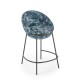 Barová židle Brimley - Modrá