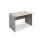 Stůl SimpleOffice 120 x 80 cm - Dub světlý / šedá