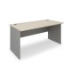 Stůl SimpleOffice 160 x 80 cm - Dub světlý / šedá