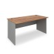Stůl SimpleOffice 160 x 80 cm - Ořech vlašský / šedá