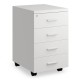 Kontejner SimpleOffice 40 x 48 cm - 4 zásuvky - Bílá