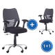 Kancelářská židle Santos 1 + 1 ZDARMA - Šedá