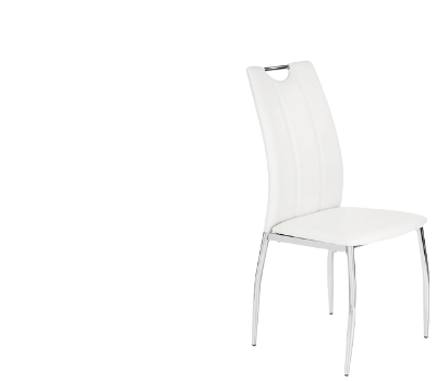 Bílé jídelní židle